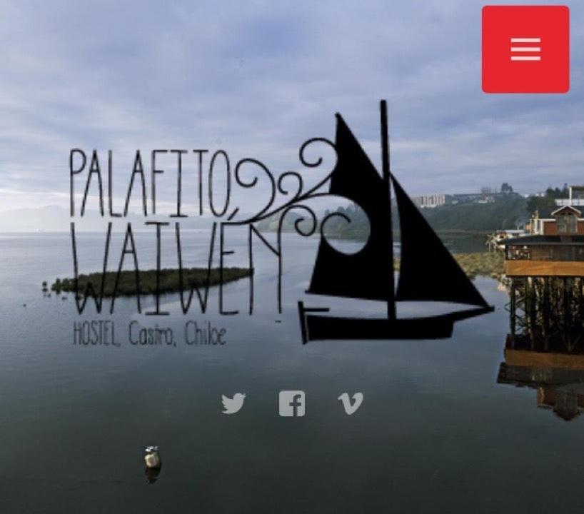 Hostal Palafito Waiwen Кастро Экстерьер фото